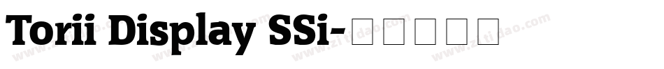Torii Display SSi字体转换